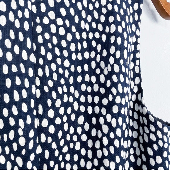 J.Crew Navy & White Printed Sheath Dress | Size 6 - Picture 6 of 7